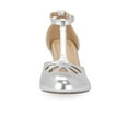 thumbnail image 4 of Chase & Chloe Kimmy-36 Women's Teardrop Cut Out T-Strap Mid Heel Dress Pumps, 4 of 4