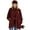 Burgundy, variant on Women Wrap with Hat & Gloves- Winter Collection - Warm Wraps for Women