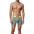 thumbnail image 2 of TANBOM Men's Bamboo Viscose Boxer Briefs Underwear - Soft, Breathable & Contour Pouch 5Pack Multi01 2XL, 2 of 5