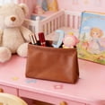 thumbnail image 4 of HOZVOMI Automatic Closing Makeup Pouch, Waterproof Travel Storage Bag, Zipper-Free Cosmetic Organizer for Women, Portable Mini Purse, 4 of 6