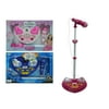 Princess Karaoke Star Music Show Kids Toy Stand Up Microphone Playset w/ Built In MP3 Jack, Speaker, Adjustable Height