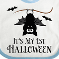 thumbnail image 4 of Inktastic 1st Halloween Bat Boys or Girls Baby Bib, 4 of 4