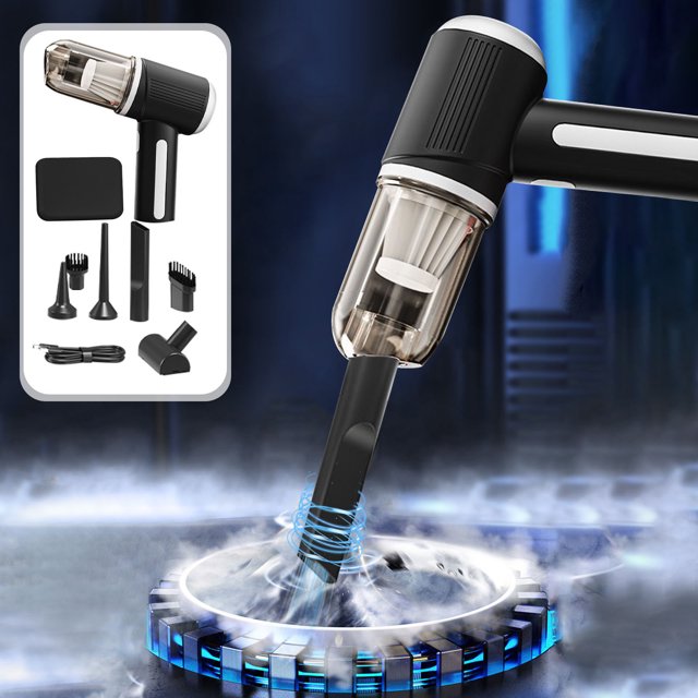 Wzzjkit Handheld Vacuum High Range Powerful Car Vacuum Cleaner Home Mini Portable Blow or Suction Multi-functional Cleaning Tool