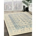 thumbnail image 3 of Ahgly Company Machine Washable Indoor Rectangle Contemporary Dark Goldray Area Rugs, 2' x 4', 3 of 7