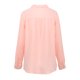 thumbnail image 4 of Nuevas mujeres ocasionales blusa suelta de lino de algodón con cuello en v bolsillos de manga larga Abanopi Rosa M, 4 of 7