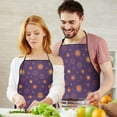 thumbnail image 5 of Purple Sun Star Circle Pattern Apron-Garden Aprons for Women with Pockets-Cotton Linen Waterproof Kitchen Cooking Gardening Aprons Adjustable for Kitchen,Cooking,BBQ and Salon 33x27 Inch, 5 of 7