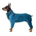thumbnail image 1 of keepw Plush Cozy And Comfortable Four Legged Winter Cloth For Beloved Pet Stretchy Dog Clothes Turquoise+XL, 1 of 6
