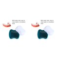 thumbnail image 1 of Seitruly Caja de baño para dentadura postiza con contenedor de red colgante, caja de almacenamiento para postizos, taza para dentadura postiza 2piezas Seitruly CBP141314, 1 of 5