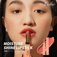 OULAC Moisture Shine Lipstick, 2 in 1 lipstick & lip Balm, High Shine