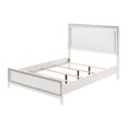 thumbnail image 1 of ACME Haiden Wooden Queen Panel Bed with LED in White Finish, 1 of 1