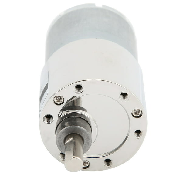 Uadme Moteur de réduction CC - Engrenage entièrement métallique à Basse Vitesse pour équipement de Fabrication électronique 12V(5rpm/Min)