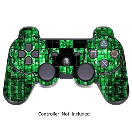 Skin Stickers for Playstation 3 Controller - Vinyl Sticker for DualShock 3 Wireless Game PS3 Sixaxis Controllers - Protectors Sticker Controller Decal Green
