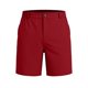 thumbnail image 3 of Pantalones Cortos para Hombre de Cintura Elástica con Bolsillos de Color Sólido Pantalones de Trabajo Casuales de Verano de Mitad de Longitud con Cordón, 3 of 7