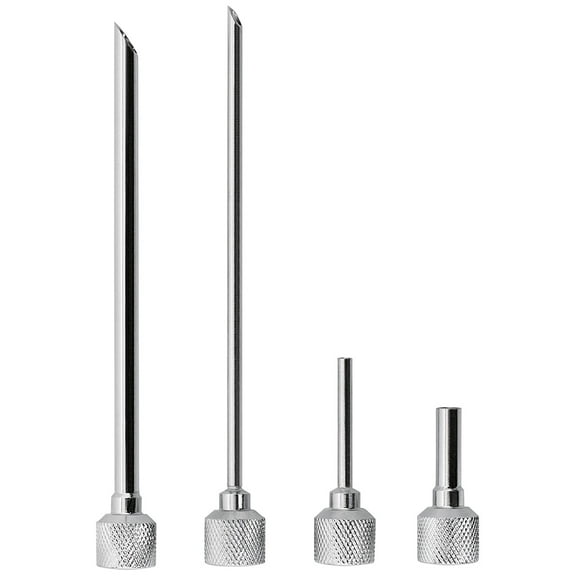 Stainless Steel Whipped Cream Dispenser Injector Tips (Set of 4)