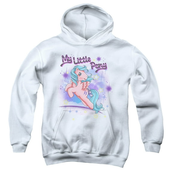 My Little Pony Retro Firefly Youth Pullover Hoodie Sweatshirt White