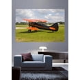 thumbnail image 2 of Wallhogs Vintage Biplane III Wall Mural, 2 of 2