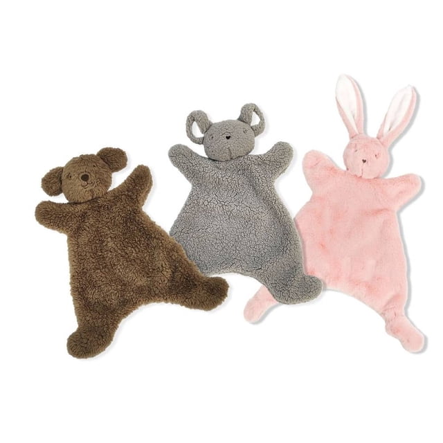 Peluche de apego y seguridad Antsy Pantsy Opciones rosa,café ó gris.