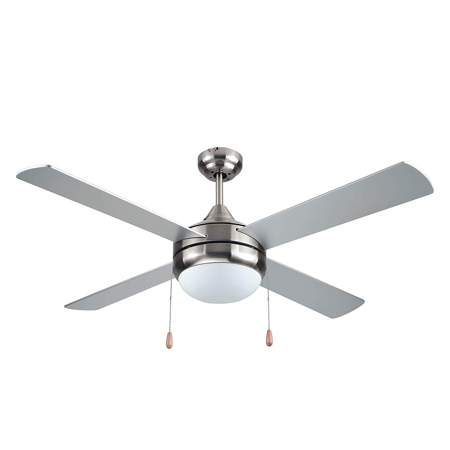 Satin Nickel Light Bulb Lighting Ceiling Fans Home