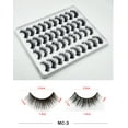 thumbnail image 5 of False Eyelashes Faux Mink Lashes 20 Pairs Long Dramatic Fluffy Volume Natural Fake Eyelashes Value Pack MC-4, 5 of 5