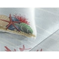 thumbnail image 3 of Ambesonne Ocean Quilted Coverlet 3 Pcs, Summertime Seaside Pearl, King Size, Red Beige Grey, 3 of 4