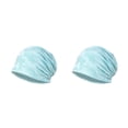 thumbnail image 3 of Guardurnaity Cool Running Cap Gorras transpirables Elástico Tocado Pañuelo Senderismo Béisbol Beanie Hombres Sombreros Azul claro Azul claro 2piezas, 3 of 6