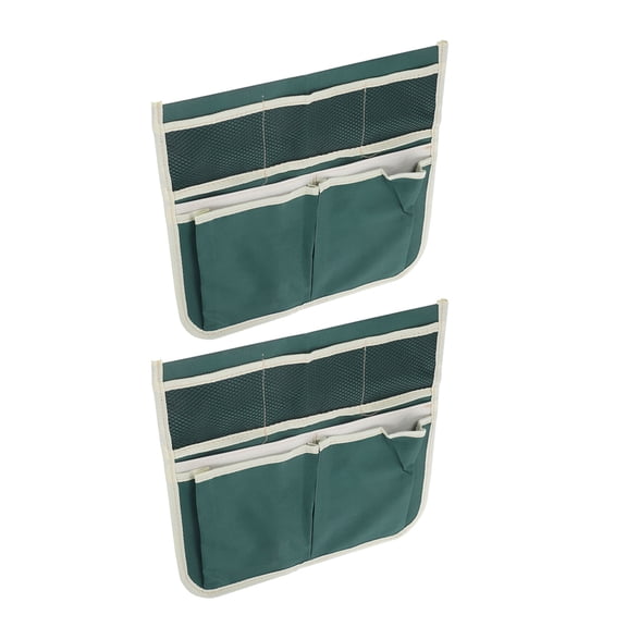 WESIEVYA 2Pcs Garden Kneeler Seat with Tool Pouch and Tote Green for Convenient Gardening Storage