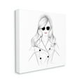 thumbnail image 3 of Stupell Fashionable Woman Sunglasses Glam Beauty & Fashion Drawing Gallery Wrapped Canvas Print Wall Art, 3 of 7