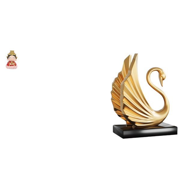 Estatua de la Madre,Estatua de madre para decoración del hogar,Escultura Figura Animal Decoración Regalos Manualidades,estatua de resina de cisne,Figuras de cisne,estatuas,decoración del
