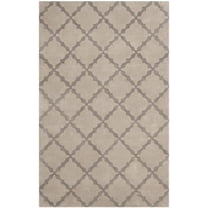 SAFAVIEH Martha Stewart Benedict Geometric Diamonds Area Rug, Plaza Taupe, 5' x 8'