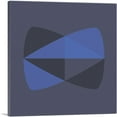thumbnail image 1 of ARTCANVAS Mid-Century Modern Blue Badge Canvas Art Print - Size: 26" x 26" (0.75" Deep), 1 of 9