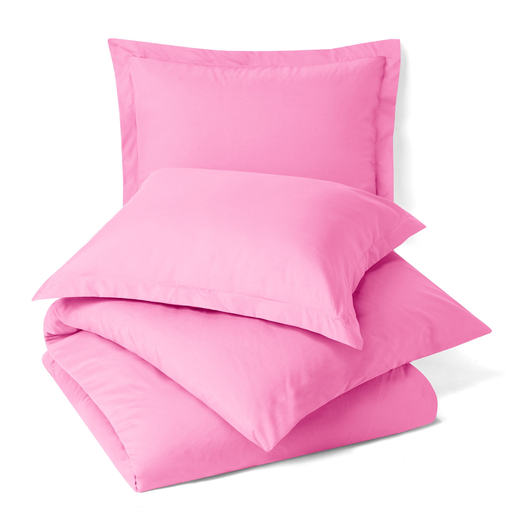 Hearth & Harbor 3-Piece Light Pink Duvet Cover Set, King