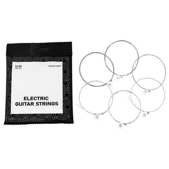 Guitar Strings Electric Guitar Strings Includes 6 Strings, .009-.042 Full Set