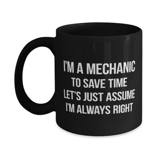 Funny Coffee Mug Mechanic Toolbox Set , Auto/Car Mechanic Gift 11 OZ