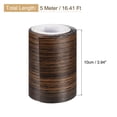 thumbnail image 2 of REGALWOVEN Wood Grain Tape, Wall Paper Border Sticker Self-Adhesive Repair Patch for Walls Dark Cherry 3.94"x16.41Ft, 2 of 6