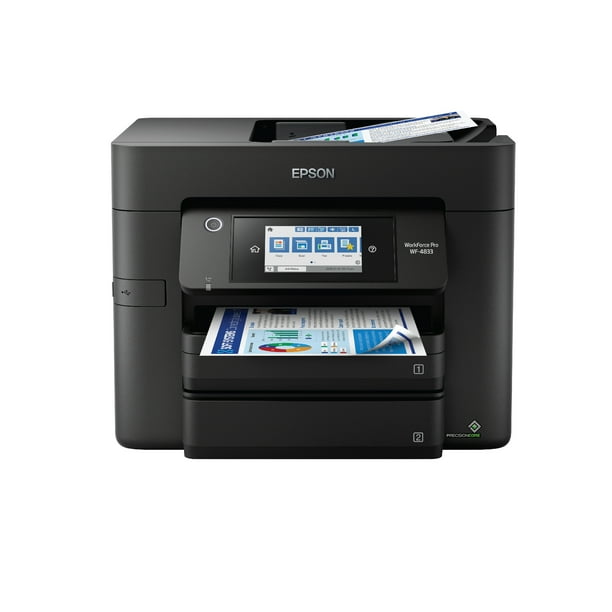 Epson WorkForce Pro WF-4833 All-in-One Printer with Auto 2-Sided Print, Copy, Scan Fax, 50-Page 500-Sheet Paper Capacity, and 4.3" Color Touchscreen - Walmart.com