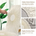 thumbnail image 5 of Yayeee 4 Pack Dining Chair Covers Stretch Parson Chairs Slipcovers Seat Protector, Sunshine, 5 of 6