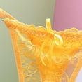 thumbnail image 6 of Bigersell Womens Plus Size Underwear Clearance Women's Underwear G-Strings Panty Style P-599 Nylon Brief Panties Seamless Thong Briefs Mid Waist Women's Bikini Panties Yellow One Size, 6 of 6