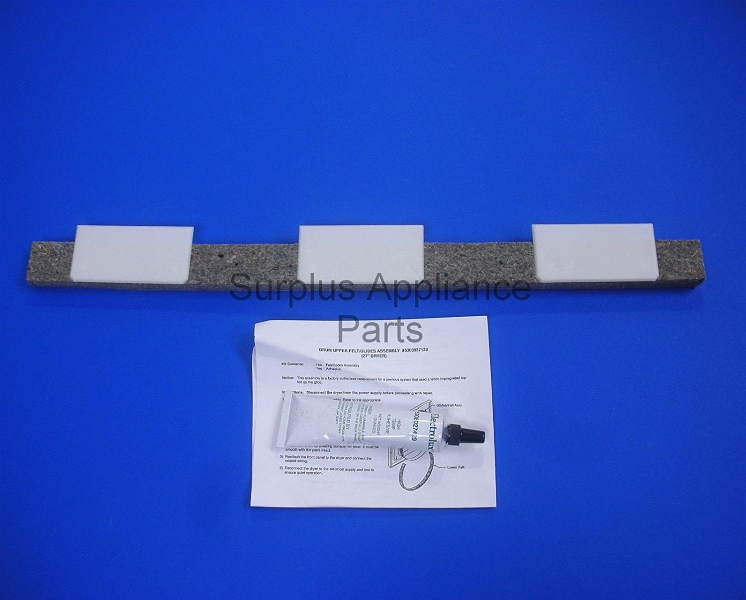 Frigidaire GE Dryer Drum Glide Kit 5303937139 WE03X10001 NEW OEM