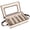 Beige, variant on HOLDN' STORAGE Flatware Storage Case 5 Compartment Silverware Organizer Box with Removable Lid and Carry Handles Brown - Beige