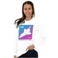 thumbnail image 4 of Vaporwave NASA Space Transportation Long Sleeve TShirt Men Women Brisco Brands X, 4 of 6