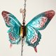 thumbnail image 4 of Carillones , Carillones de Jardín de Mariposas de 30 '' H, Carillones de Metal Portátiles para La Decoración Del Jardín para hogar Azul shamjiam Gran campana de viento de metal, 4 of 8