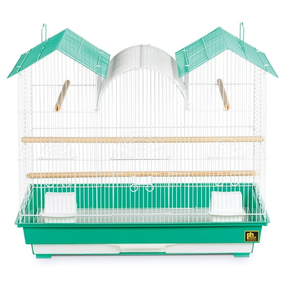 Prevue Pet Products Triple Roof Bird Cage - Green SP1804TR-2
