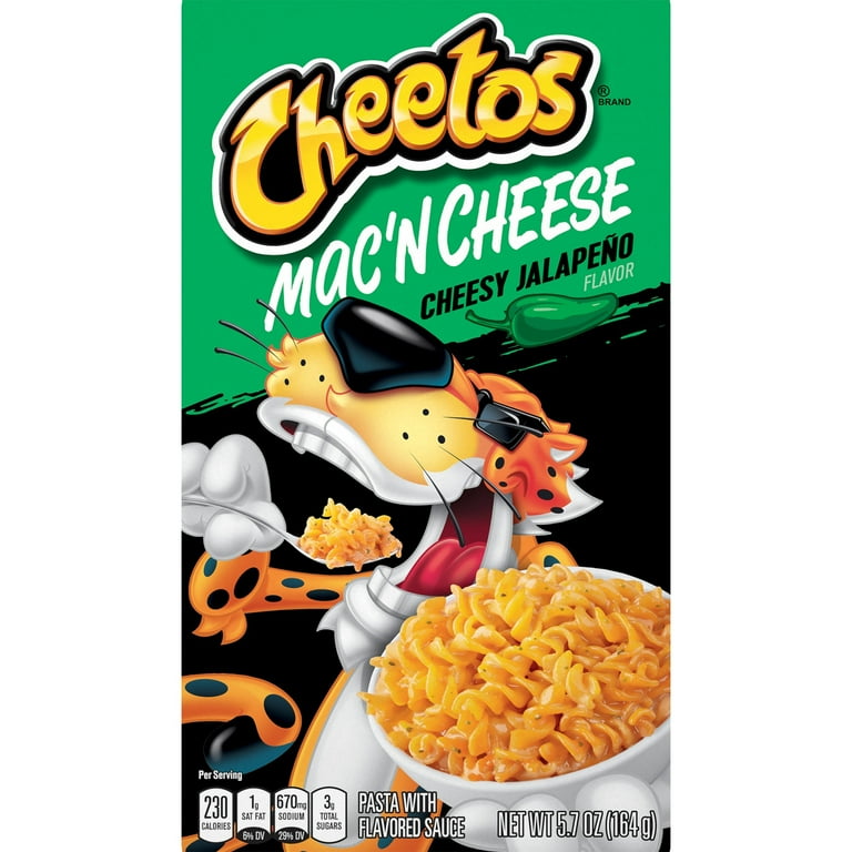 Cheetos Cheesy Jalapeno Flavor Hot Macaroni & Cheese, 5.7 oz Boxes