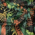 thumbnail image 7 of Ambesonne Tropical Valance & Curtain, Abstract Monsteras Pattern, 55"x36", Burnt Sienna Jade Green, 7 of 7