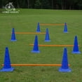 thumbnail image 4 of Lord Anson trade; Dog Agility Hurdle Cone Set - Canine Agility Training Set - Obedience, Agility, and Rehabilitation - 16 Agility Cones and 8 Agility Rods, 4 of 6
