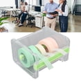 thumbnail image 4 of Transparent Tape Cutter, PP Shell Improving Work Efficiency Roll Tape Holder Space Saving Large Capacity  For Home Beige,Orange,Green, 4 of 8