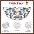 thumbnail image 5 of Balery Vintage Floral 1 Printed Christmas Tree Skirt , Merry Christmas Party Christmas Tree Decoration,Adjustable Tree Skirt-30", 5 of 8