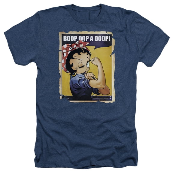 Betty Boop - Power - Heather Short Sleeve Shirt - X-Large