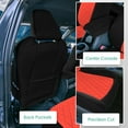 thumbnail image 6 of For Toyota Corolla 2020-2024 FH Group Custom Fit Neoprene Car Seat Covers Waterproof Red - Front Seats ( Headrest - Detachable & Non Detachable), 6 of 7