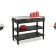 thumbnail image 4 of Homestyles General Line Chariot de Cuisine Roulant en Bois, Noir, 4 of 24